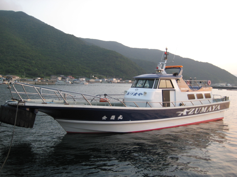 愛媛県（南宇和）の釣り船：あづまや渡船